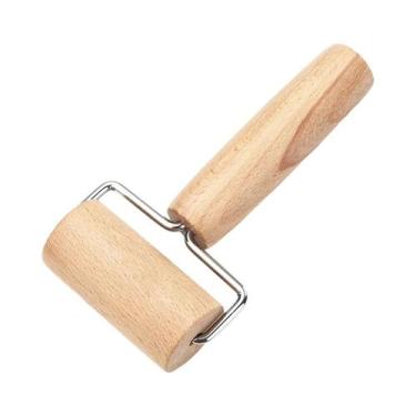 Imagem de Rolo De Massa De Madeira Para Fazer Panquecas, Biscoitos E Pizza, Uten