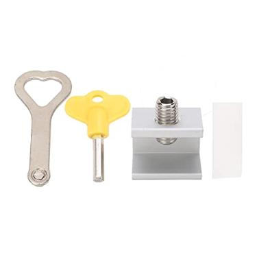 Imagem de YWBL-WH Fechadura de Janela Deslizante, Conjunto de Fechadura de Segurança Em Liga de Alumínio, Fácil Instalação para Portas e Janelas, Evita Acidentes, Ideal para Casas Com Crianças