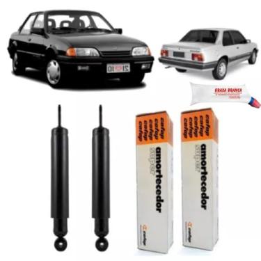 Imagem de Combo Par Amortecedores Traseiro Gm Monza 1.6 e 1.8 1983 A 1990 Original Cofap e Graxa
