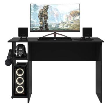 Imagem de Mesa De Escritório York Doce Sonho Móveis Cor Preto