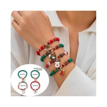 Imagem de Pulseira Feminina Ajustável Com Pingente De Floco De Neve De Cristal E