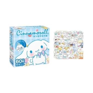Imagem de Adesivos Sanrio Hello Kitty Kuromi Cinnamoroll Para Meninas, 60 Peças 