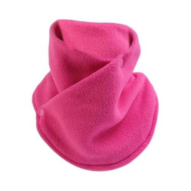 Imagem de Cachecol Feminino De Inverno Quente Em Lã De Cordeiro, Gola Protetora 