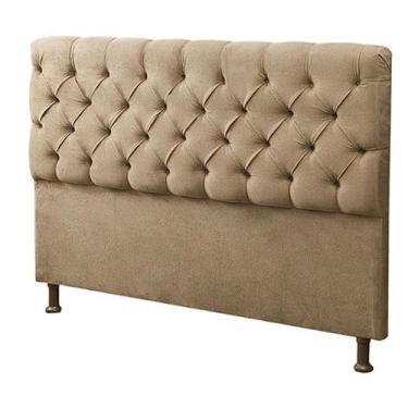 Imagem de Cabeceira Cama Queen Size Casal Box Estofada 1,6m Quarto Suede Sofia -