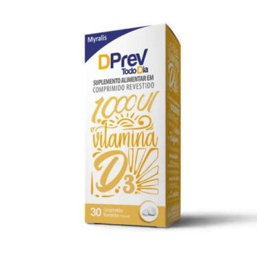 Imagem de Vitamina D Colecalciferol 1.000UI c/30 cpr. DPrev Todo Dia