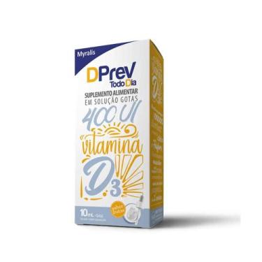 Imagem de Vitamina D Colecalciferol DPrev Todo Dia Solucao Oral Gotas Frutas 400
