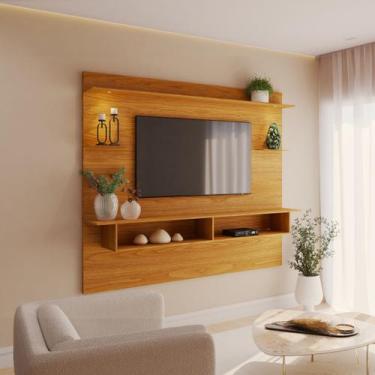 Imagem de Painel para Tv até 50 Polegadas 180cmx2,1cm com 2 Nichos Viena - DRD M