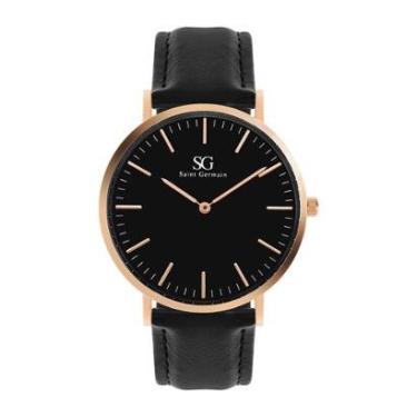 Imagem de Relógio Saint Germain Brand Murray Black Rosé Gold 40Mm Masculino-Masculino
