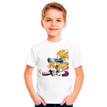 Imagem de Camiseta Desenho DRAGON BALL Z Moda Infantil Roupa Criança 01 - DESIGN