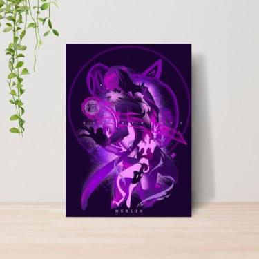 Imagem de Quadro Sete Pecados Capitais Anime Manga A4  Placa MDF 10 - Lomi Art