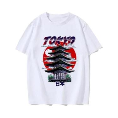 Imagem de Camiseta Unissex Gótica Y2K Estilo Coreano Hip Hop De Rua Com Estampa 