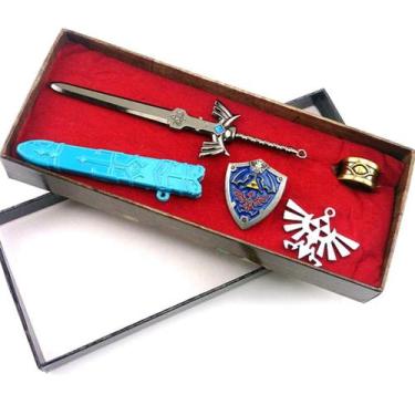 Imagem de Conjunto de colares Legend Sky Sword, chaveiro, pingente, 5 peças - Yi