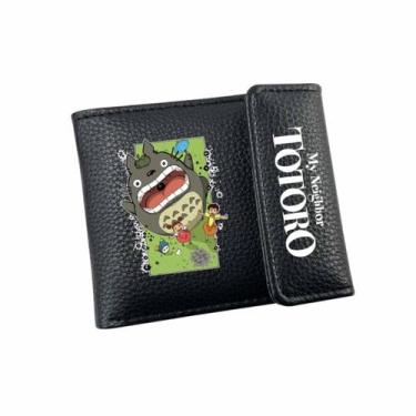 Imagem de Carteira Anime Characters Carteira fina dobrável em couro PU - Yiweisa