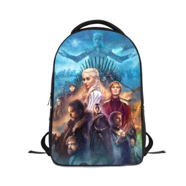 Imagem de Mochila Games of Thrones Kids School Poliéster 28x13x44cm - Yiweisai