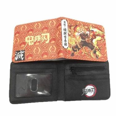 Imagem de Carteira Rengokus Kyoujurous Anime Characters Slim BiFold PU - Yiweisa