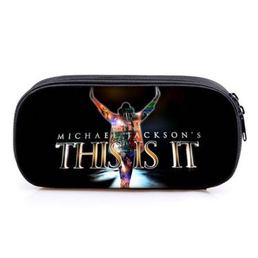 Imagem de Bolsa de lápis Michaels Jacksons Anime Pencil Box impermeável - yiweis