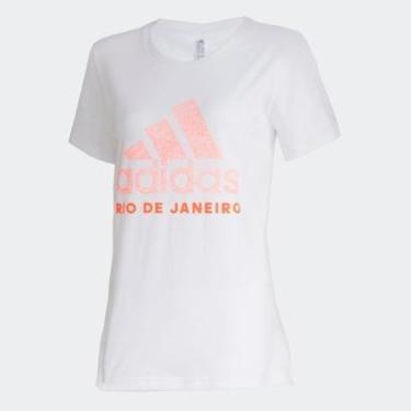 Imagem de Camiseta Rj Scrawl Adidas Feminina-Feminino