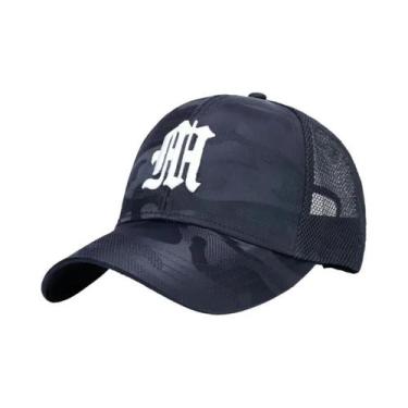 Imagem de Boné De Beisebol De Malha Tamanho Grande 63cm Para Homens, Boné Trucke