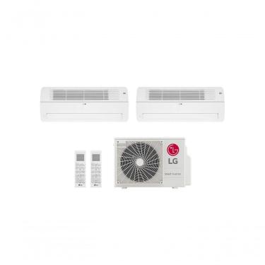 Imagem de Ar Condicionado Multi Split LG 2 Ambientes (Cassete 1 Via 2x12) - Quente/Frio Wi-Fi 220V