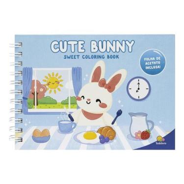 Imagem de Livro Para Colorir - Sweet Coloring Book : Cute Bunny HAPPY BOOKS EDIT