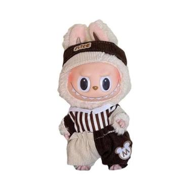 Imagem de Conjunto De Roupas Para Boneca Labubu De Pelúcia Fofa De 17cm: Calças 