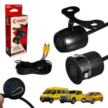 Imagem de Câmera de Ré 2 em 1 140 Full HD AHD CVBS Linhas Guia Visão Noturna IP6