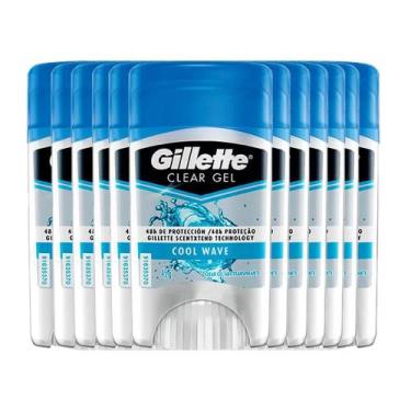 Imagem de Kit Desodorante Gillette Mini Gel Cool Wave 45g - 12 Unidades