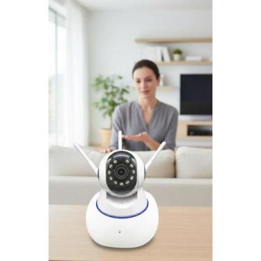 Imagem de Câmera IP Segurança 3 Antenas WiFi HD Visão Noturna - Congratulations 