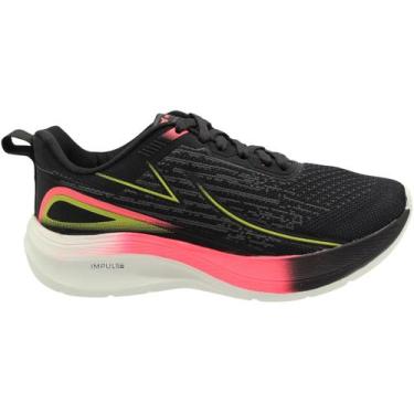 Imagem de Tênis Esportivo Lynd Proton 2 Texturizado Feminino, Preto, Branco, 35