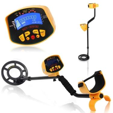 Imagem de Detector De Metal Metais Ouro Prata Bronze Tesouro Moeda Joias Resistente A Agua Digital Com Display Lcd Profissional