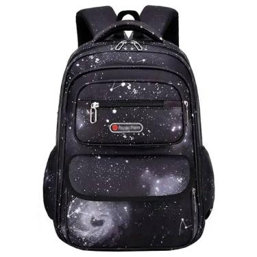 Imagem de Mochila Infantil Masculina Bolsa Escolar De Costas Meninos Estojo Fichário Espaçosa Grande-Masculino