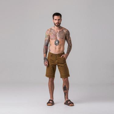 Imagem de Bermuda Masculina Skinny Sarja Cargo Rock e Soda-Masculino