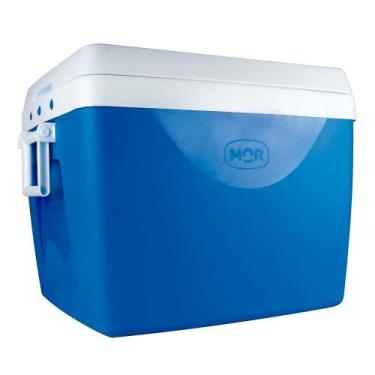 Imagem de Caixa Térmica 75l Grande Cores Cooler Bebidas Mor Azul