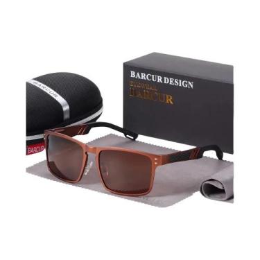 Imagem de Óculos De Sol Masculinos Estilo Minimalista Para Negócios Com Armação 