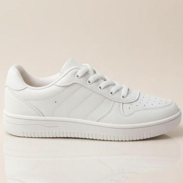 Imagem de Tênis Sneaker Feminino Branco Casual Estilo Shoes Chunky Retrô-Feminino
