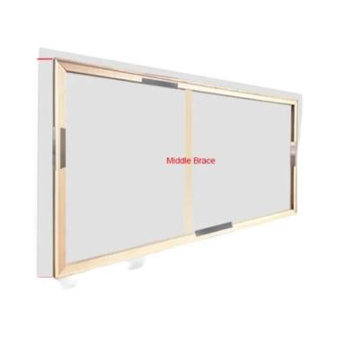 Imagem de Moldura De Madeira Natural 25x35 30x40cm Para Pintura Em Tela, Pôster 