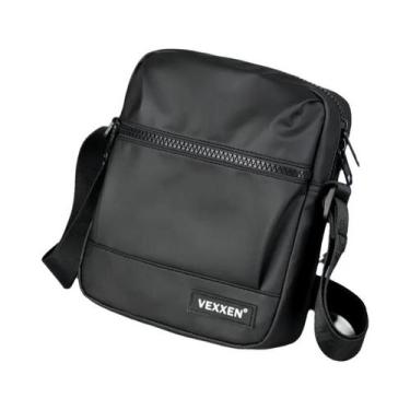 Imagem de Bolsa De Ombro Masculina Em Couro PU Impermeável Unissex, Mochila De V