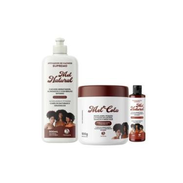 Imagem de Kit Mel Cola 500g + Ativador Mel Natural 500ml + Óleo 60 Ml - TRIHAIR