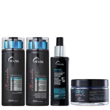 Imagem de Truss Miracle Kit Shampoo Condicionador Specific Mask e Amino 225ml