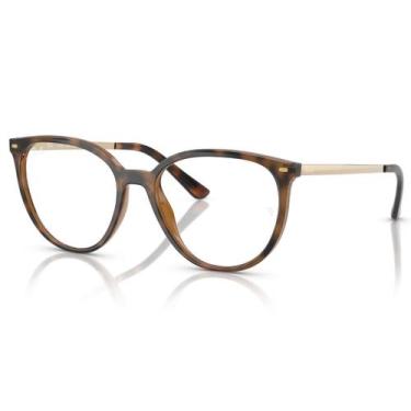 Imagem de Óculos De Grau Ray Ban Havana RX7246L 2012-53