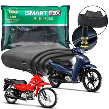 Imagem de Câmara de ar 3.00 aro 14 traseiro smartfox universal honda biz 100 125