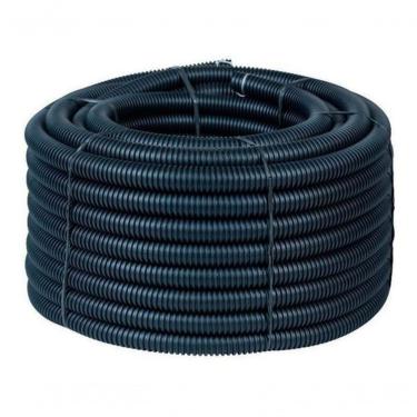 Imagem de Conduíte Eletroduto Dual 3-4 para Passagem de Cabos Reforçado Rolo 50M Preto Higipack