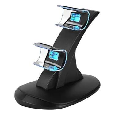 Imagem de Base de Carregamento PS5 Estação com Dock Duplo com LED e Compatibilid