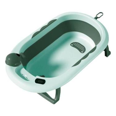 Imagem de Banheira Dobrável Média Sulis Verde para Conforto e Praticidade - Kloo