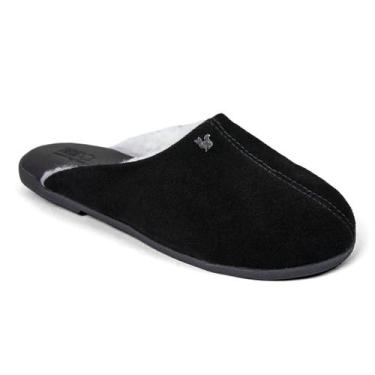 Imagem de Pantufa forrada em lã sintética Gramado Ref.:439 - Fiero, Preto, 36