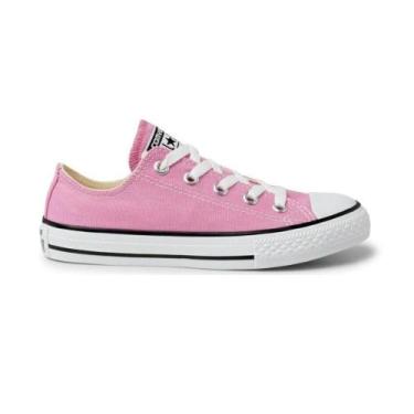 Imagem de Tenis all star chuck taylor cano baixo ref ck0002 infantil, 31, Rosa, 