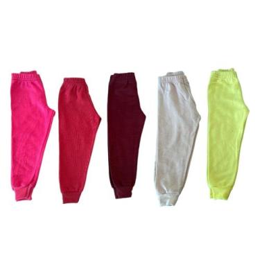 Imagem de Calça moletom infantil kit com 2 - Kids, Meninas, 4 