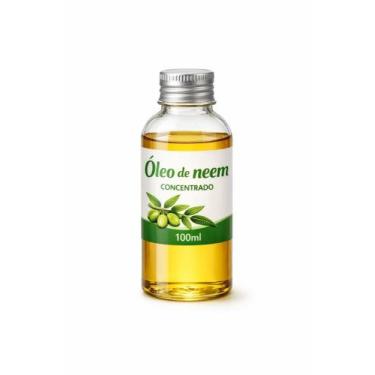 Imagem de Óleo de Neem 100ml Inseticida Natural Concentrado para Hortas Jardins 