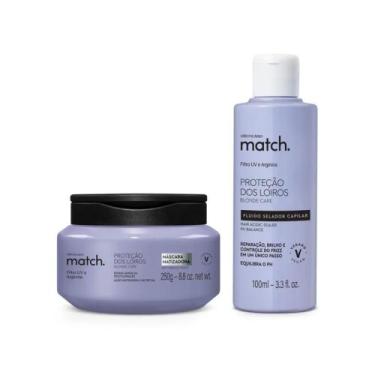 Imagem de Combo Match Proteção dos loiros: Máscara Capilar Matizadora 250g + Flu
