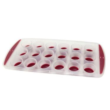 Imagem de Forma de Gelo Redonda com Fundo de Silicone Vinho -Douba - Quanhe